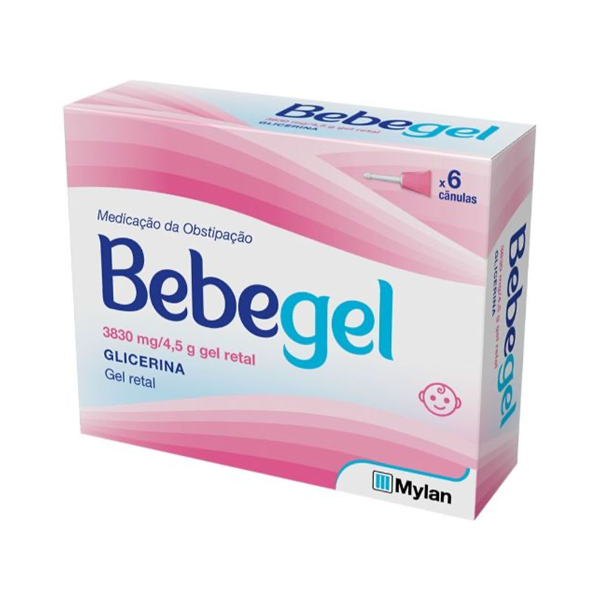 Bebegel 3830mg/4.5g X6 Rectal Gel Gelatin Tube