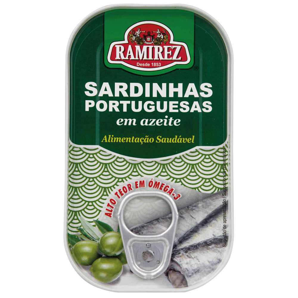 Portugalilaiset sardiiniset Ramirez-oliiviöljyssä