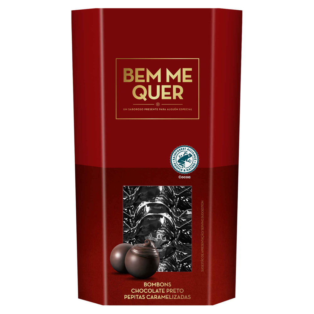 Bombons Chocolate Negro com Caramelo