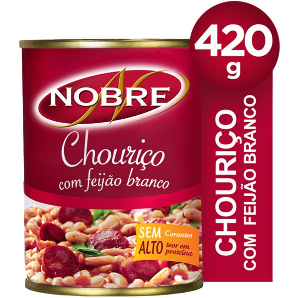 Chouriço com Feijão Nobre