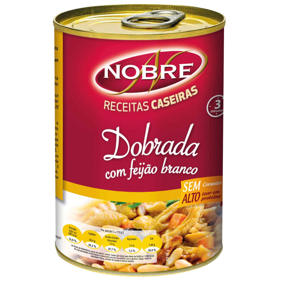 Dobrada com Feijão Branco Nobre