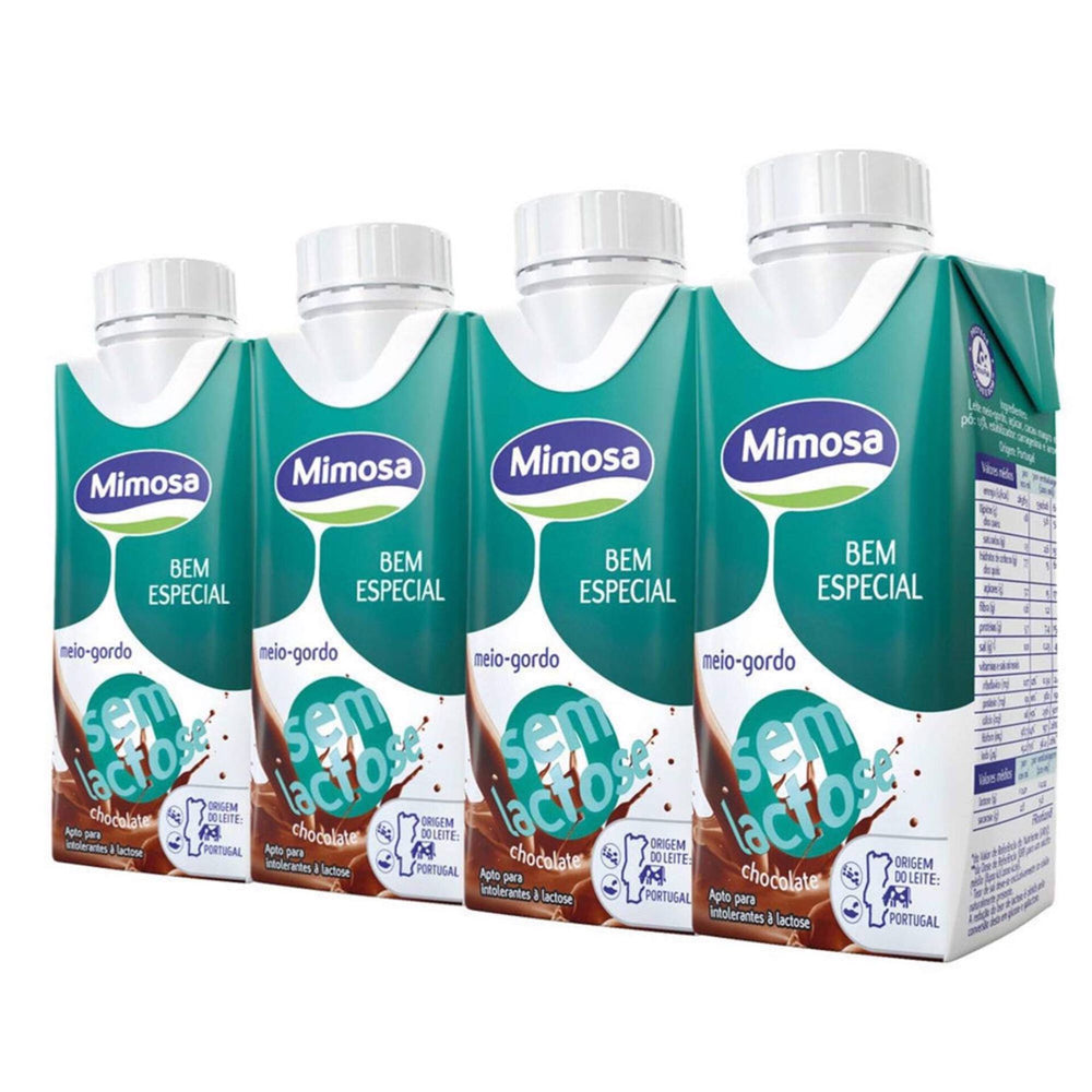 Leite com Chocolate 0& Lactose Mimosa (4*200ML)