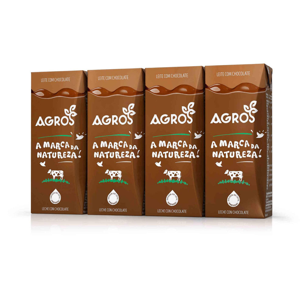 Leite com Chocolate Agros 4*200ML