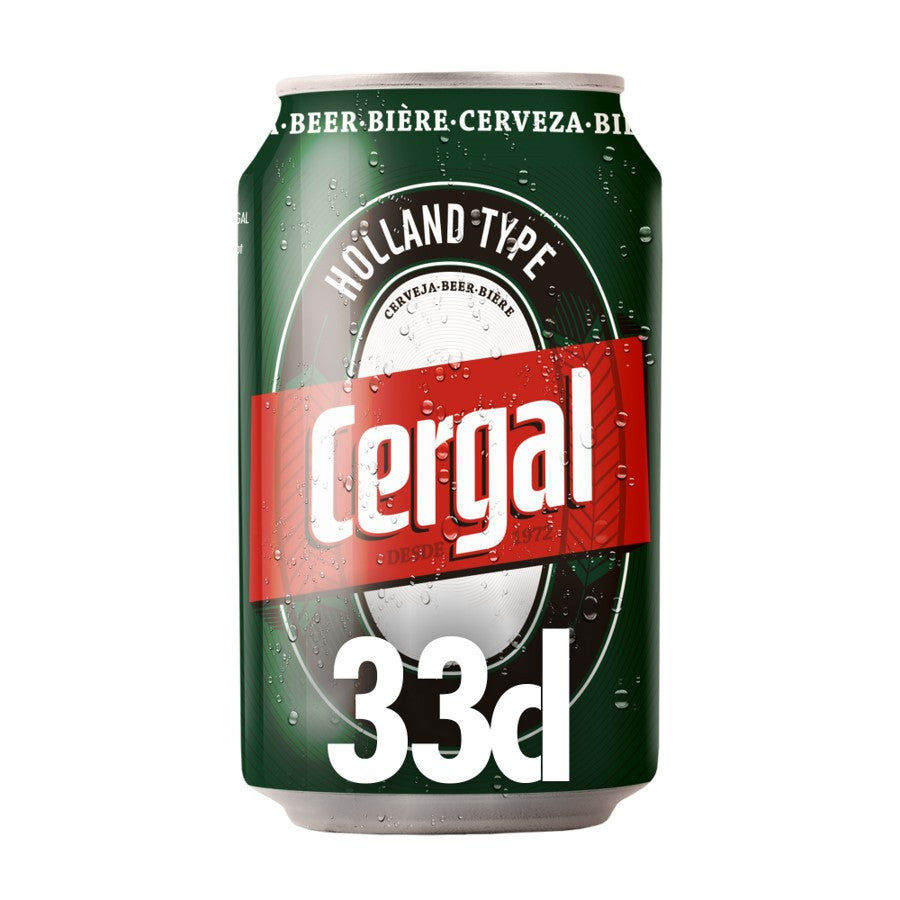Cergal-oluttölkki (6 x 33 cl)