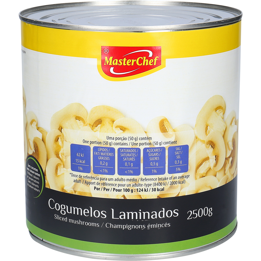 Cogumelos Laminados (2,5Kg)