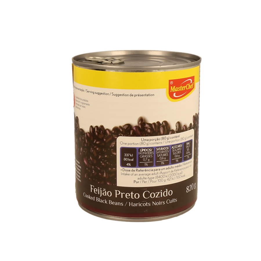 Feijão Preto Masterchef 820g