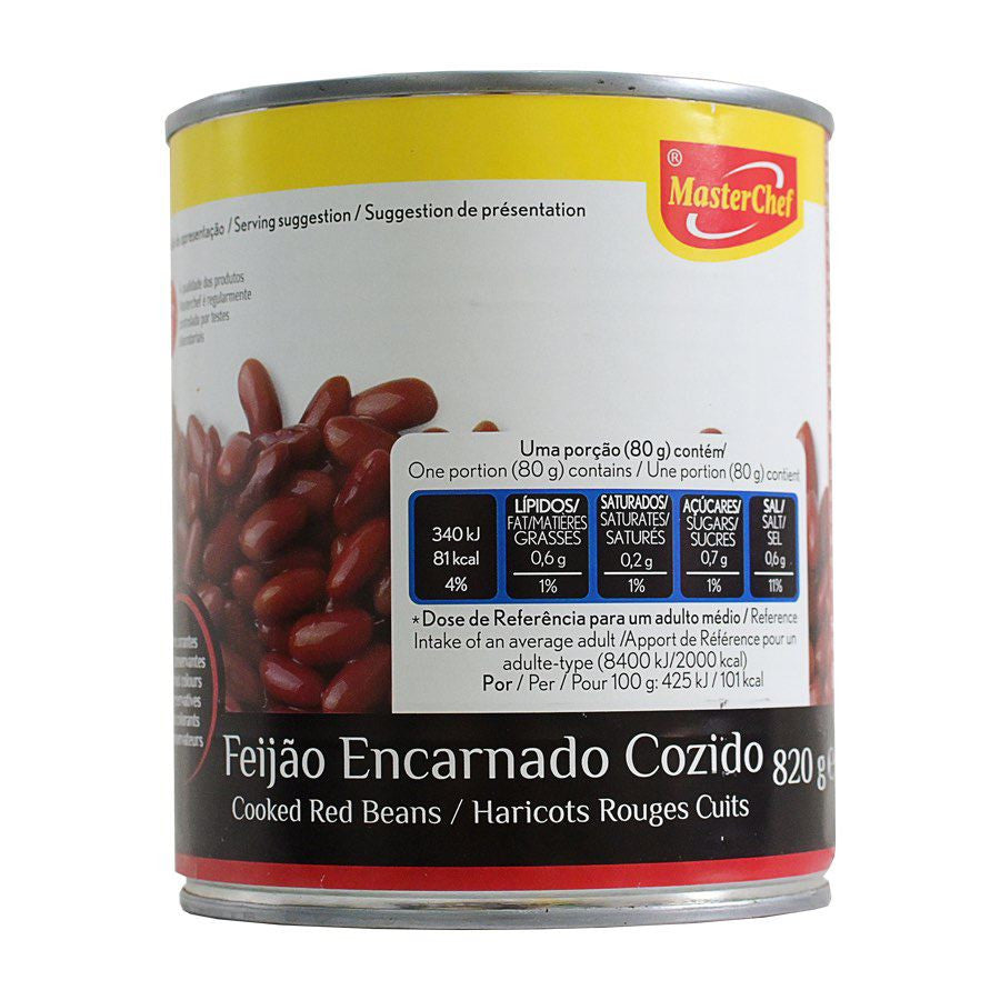 Feijão Encarnado Masterchef 820g