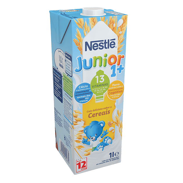 Leite Junior 1+ Sabor a Cereais