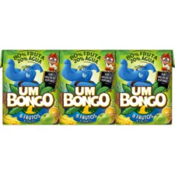 Um Bongo 8 Frutos (3*200ML)