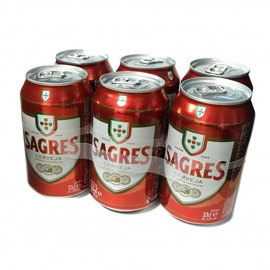 Cerveja Sagres Lata (6*33CL)