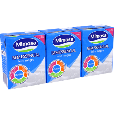 Mimosa rasvaton maito 3*200ML
