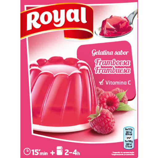 Gelatina Framboesa Royal