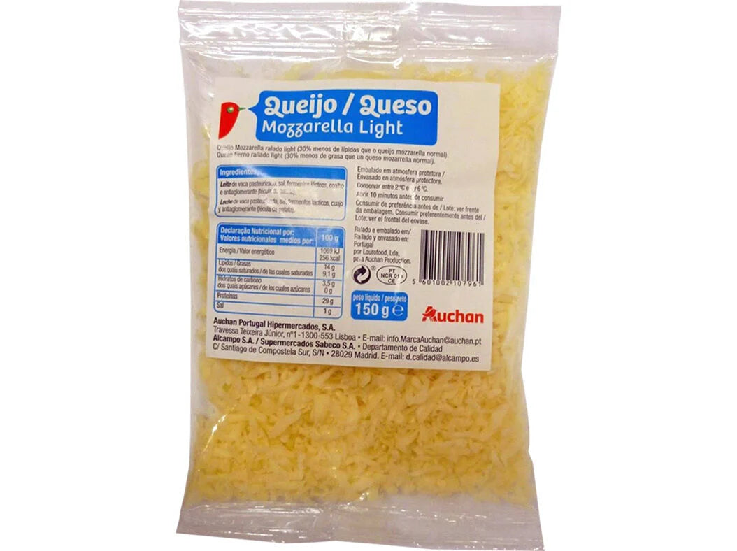 Queijo Ralado Mozarella Light