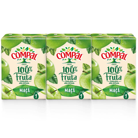 Compal 100% Maçã (3x200ml)
