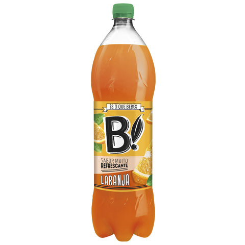 B! Boisson gazeuse sans gaz à l'orange