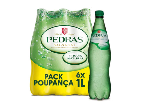 Pack économique d'eau Pedras Salgadas 6*1L