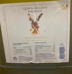 Azeite Virgem Extra Quinta da Lebre Malhada 5L