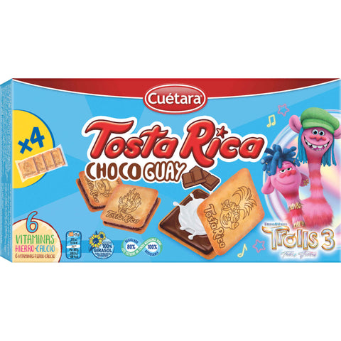 Biscuits au cacao et au lait Tosta Rica Choco Guay