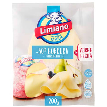 Queijo Limiano sem Lactose Light Fatiado