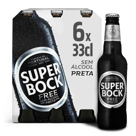 Super Bock Black Non-Alcoholic Beer