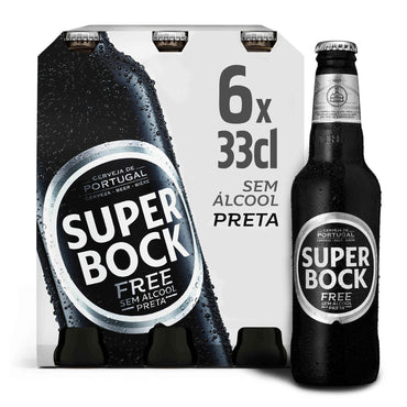 Cerveja sem Alcoól Super Bock Preta