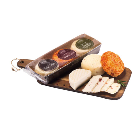 Panier contenant 3 fromages Montiqueijo