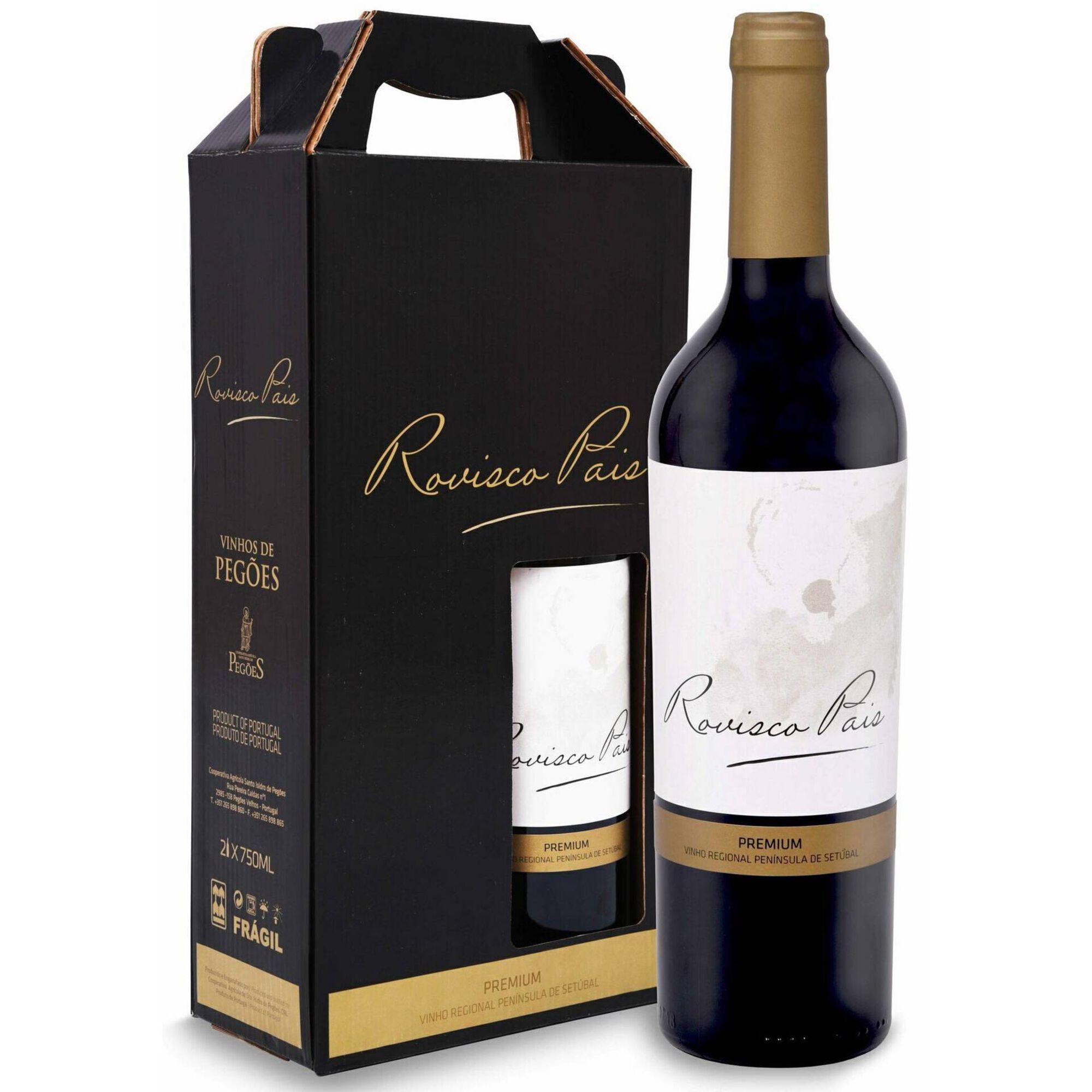 Conjunto Vinho Tinto Rovisco Pais Premium