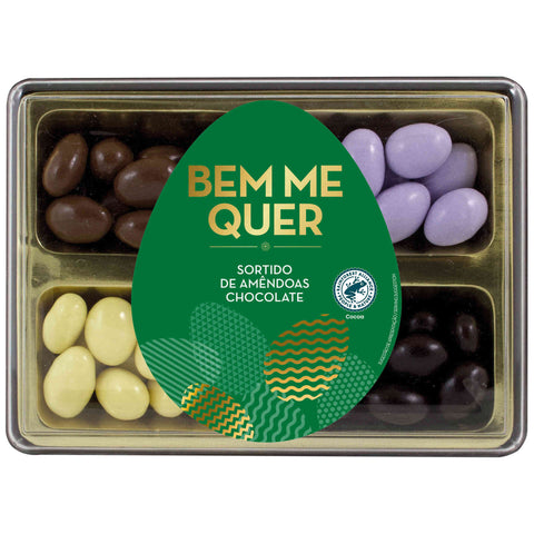 Assorted Chocolate Almonds "Bem me Quer"