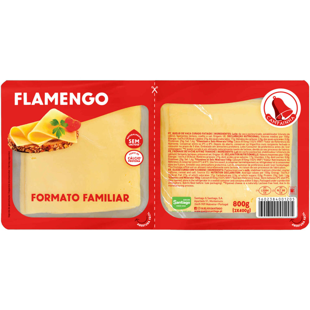 Queijo Flamengo Fatiado Campainha
