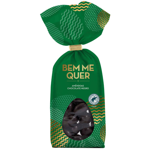 Amandes enrobées de chocolat noir « Aime-moi, aime-moi »