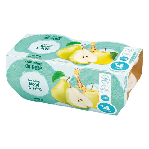 Purée de fruits pommes et poires