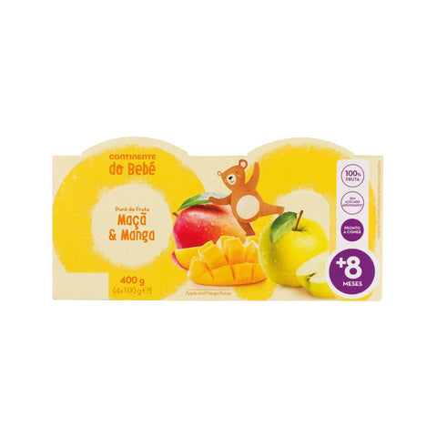 Purée de mangue et de pomme