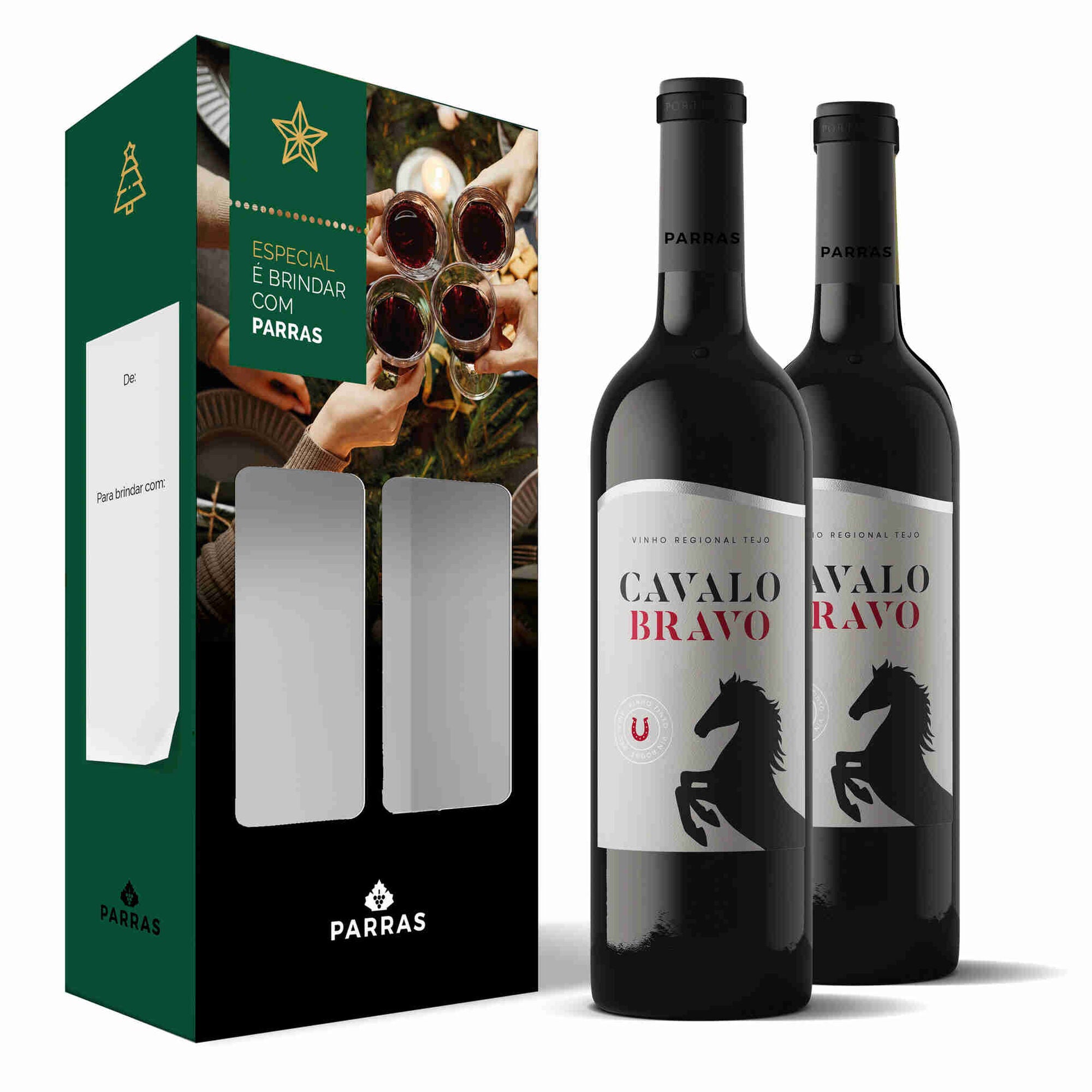 Cojunto Vinho Regional Tejo Cavalo Bravo