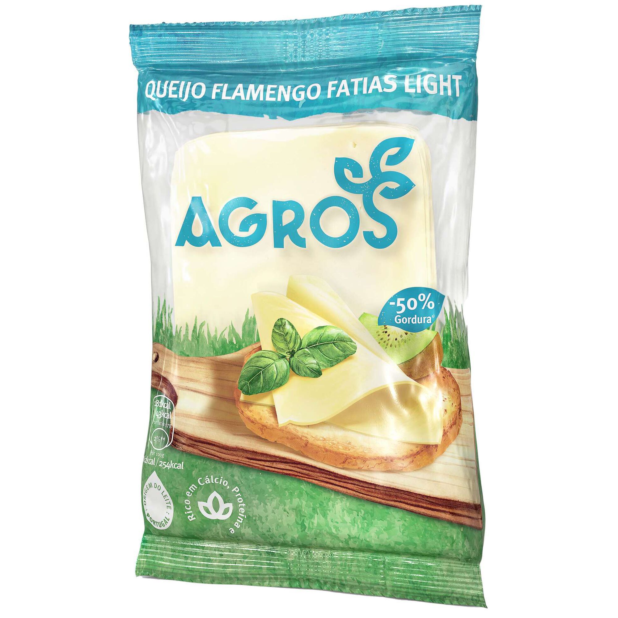 Queijo Flamengo Light Fatiado Agros