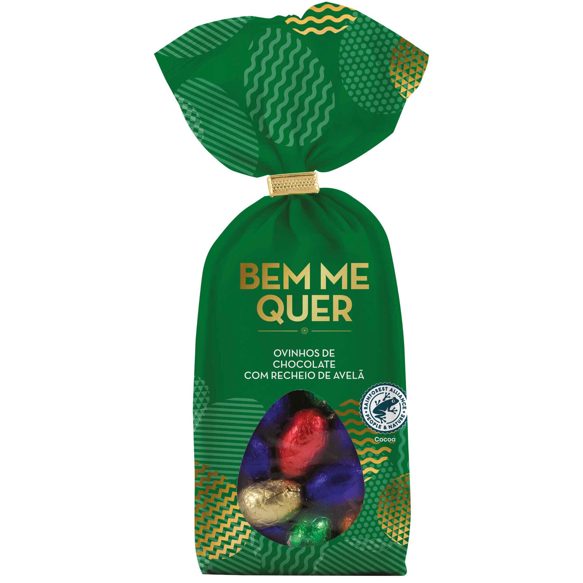 Mini Ovos Chocolate Recheio Avelã