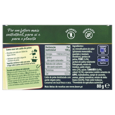 Bouillon de poisson Knorr à l'huile d'olive extra vierge