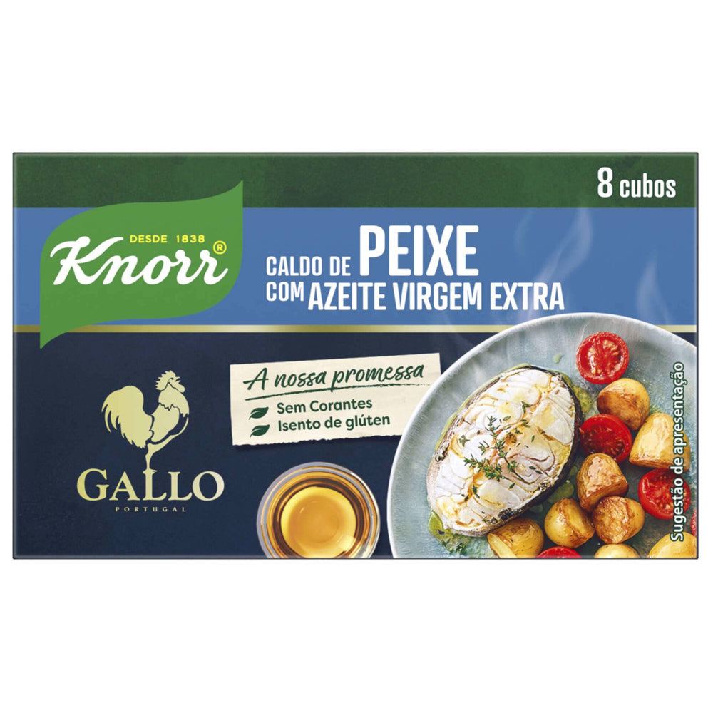 Caldo Peixe com Azeite Virgem Extra Knorr