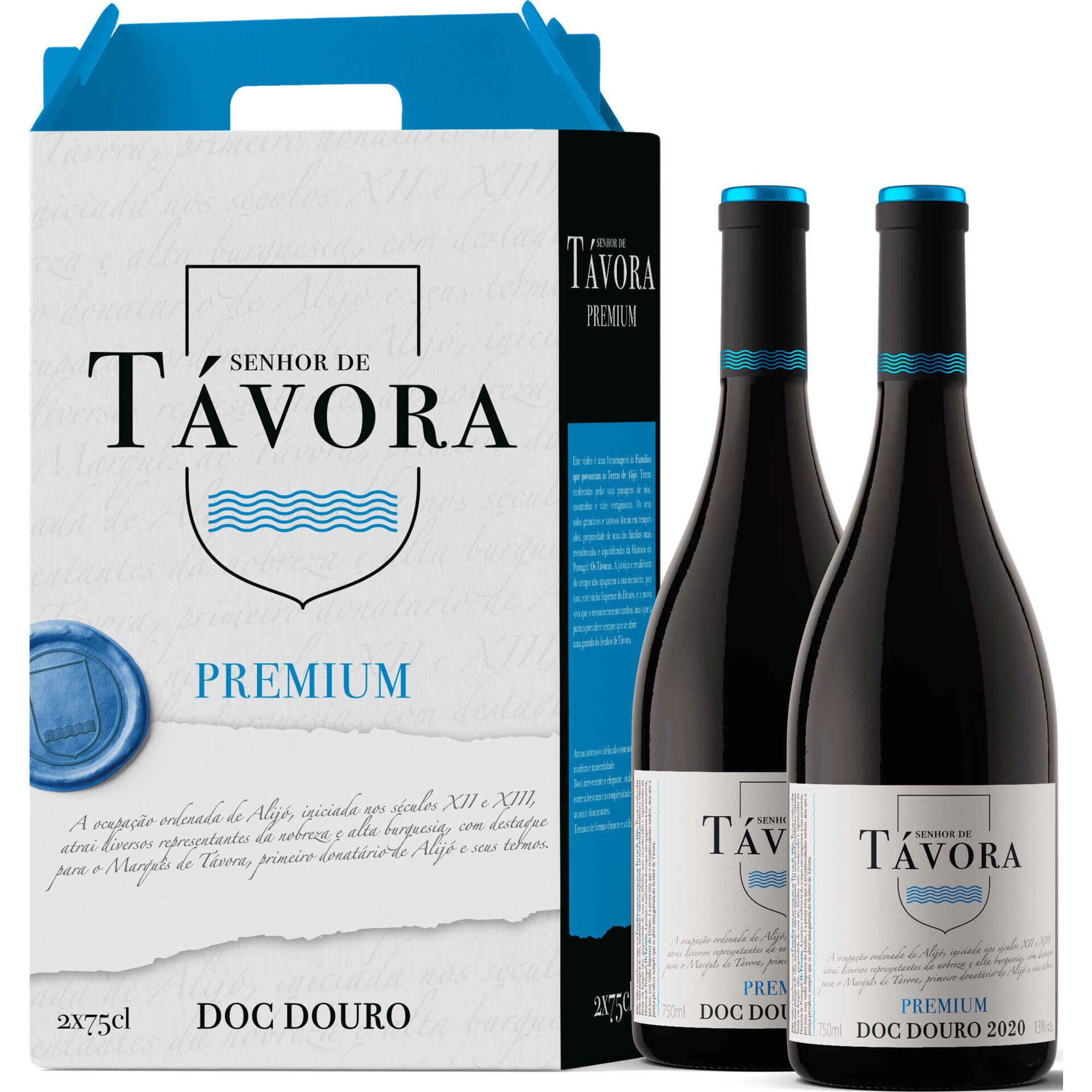 Conjunto Vinho Tinto Douro Senhor de Távora DOC Premium