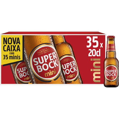 Mini bière Super Bock (35 x 20 cl)