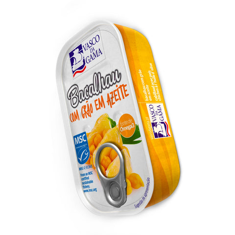 Cabillaud aux pois chiches Vasco da Gama - À moitié démêlé