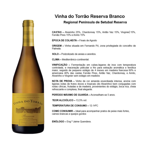 Vinho Vinha do Torrão Reserva - D. Ermelinda