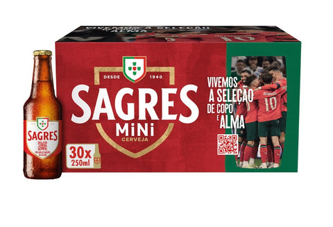 Cerveja Sagres Mini (30*25cl)