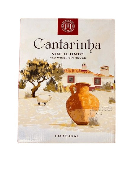 Alentejo Catarinha -viinipussi laatikossa