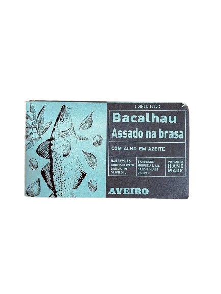 Bacalhau Assado na Brasa com Alho em Azeite - Aveiro