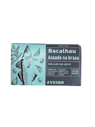 Bacalhau Assado na Brasa com Alho em Azeite - Aveiro