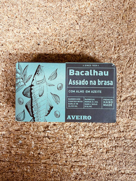 Bacalhau Assado na Brasa com Alho em Azeite - Aveiro