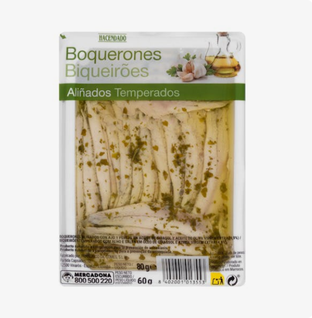 Biqueirão / Boquerones Aliñados