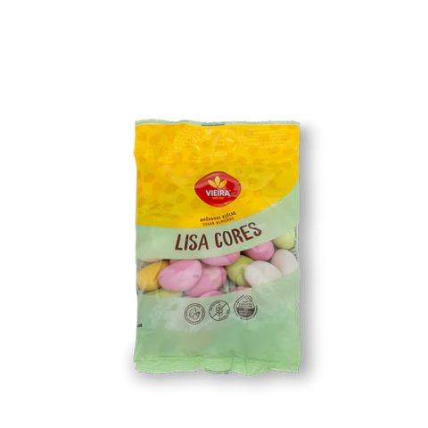 Amêndoas Lisa Cores Saqueta 150g