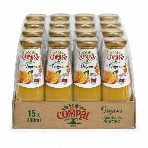 Compal Laranja do Algarve Garrafas Pack 15*20CL