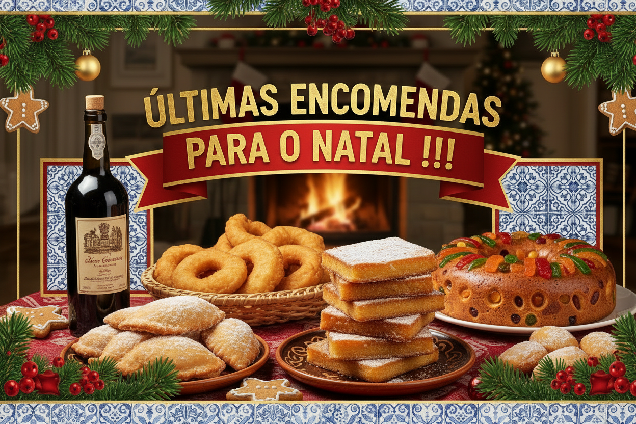 Banner Natal - Últimas Encomendas com Vinho do Porto
